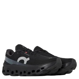 Black Synthetic Athletic Sneakers