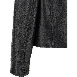 Black Calfskin Leather Jacket