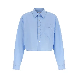 Blue Cotton Blouse