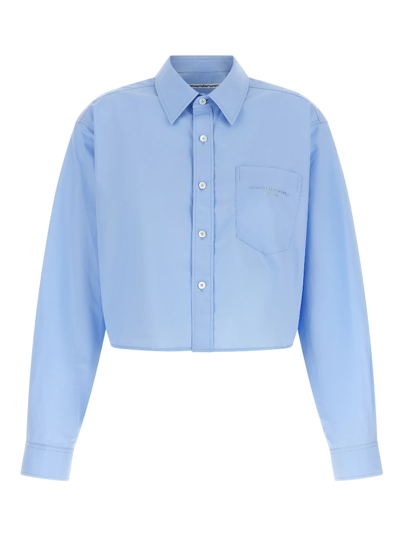 Blue Cotton Blouse