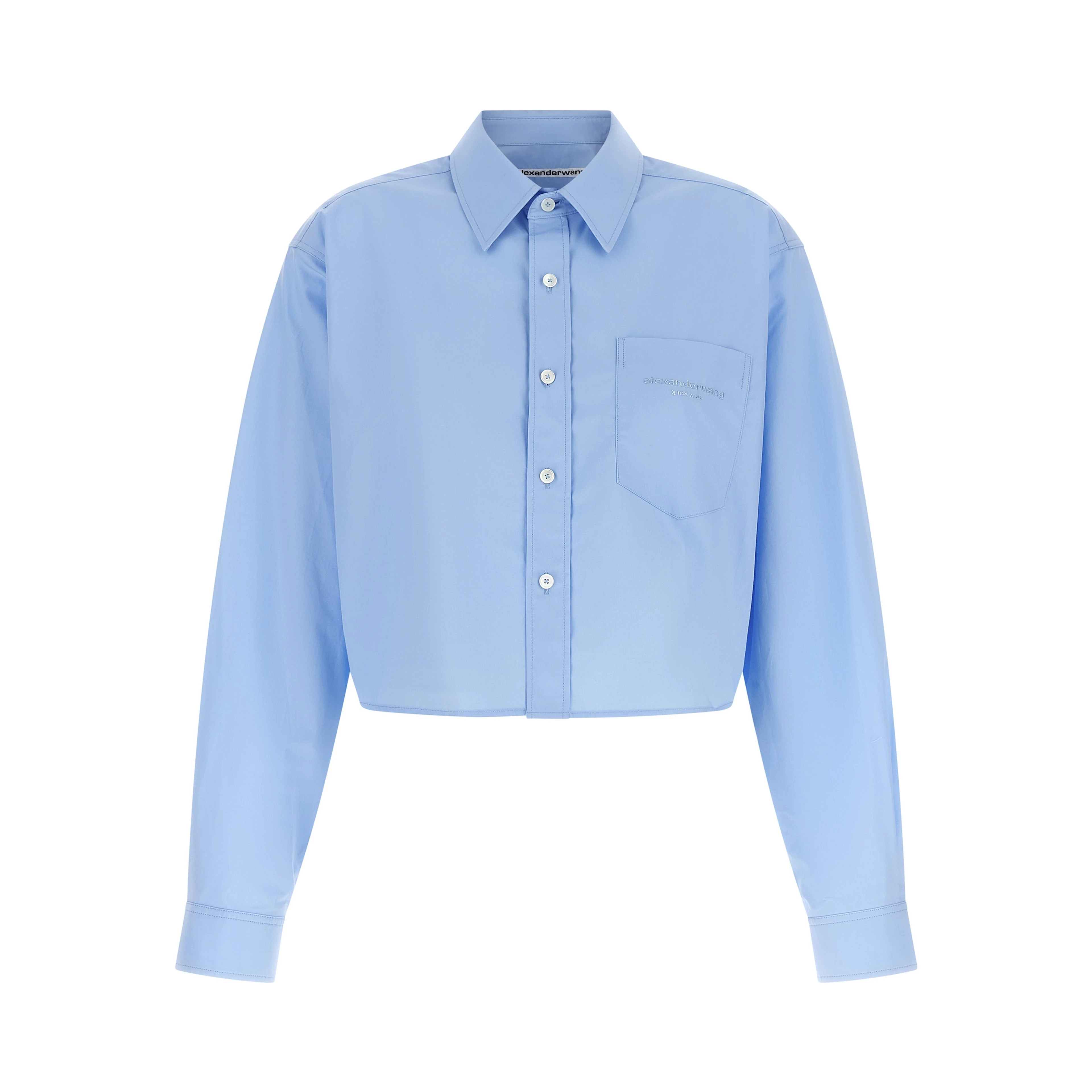 Blue Cotton Blouse