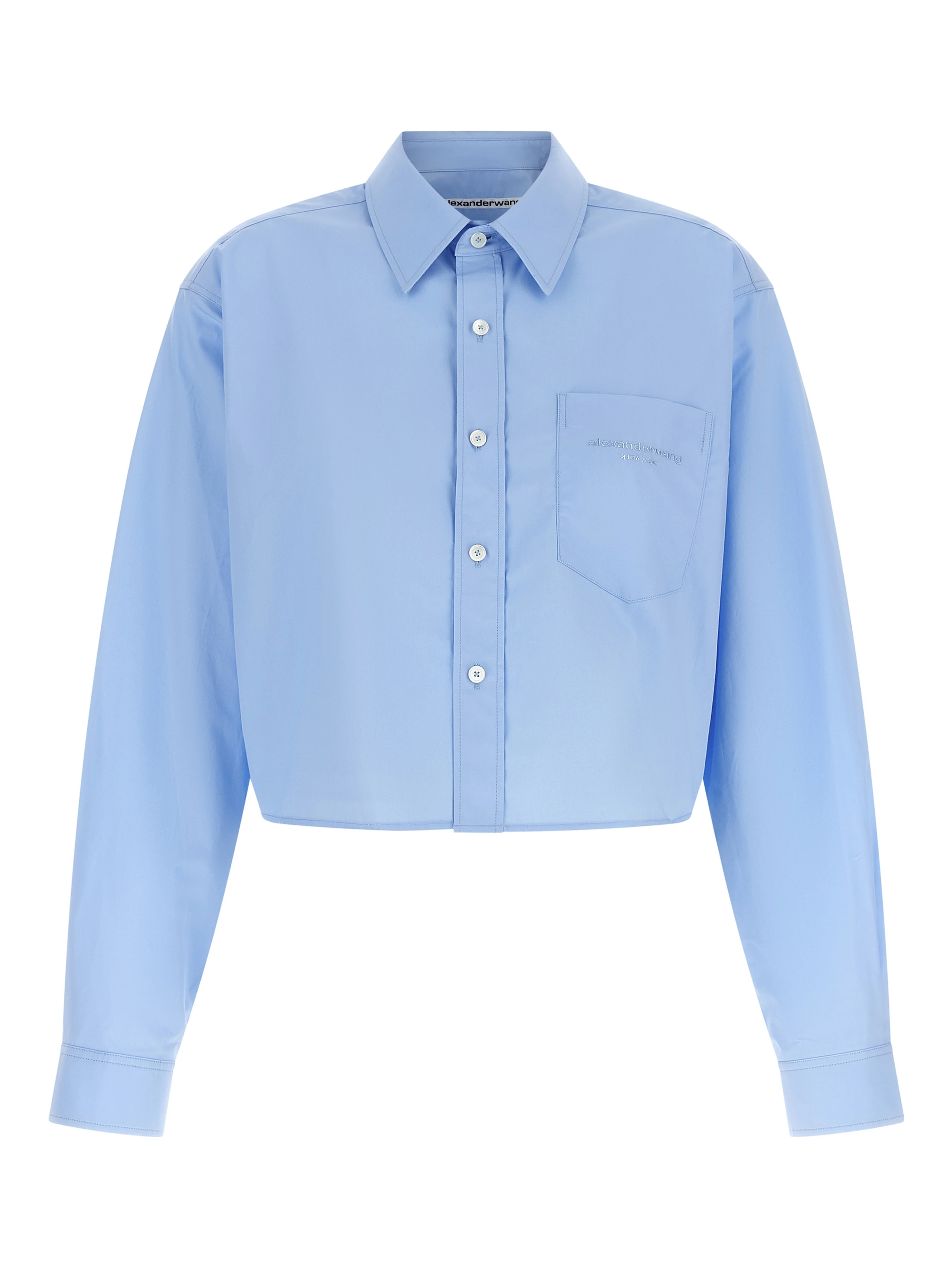 Blue Cotton Blouse