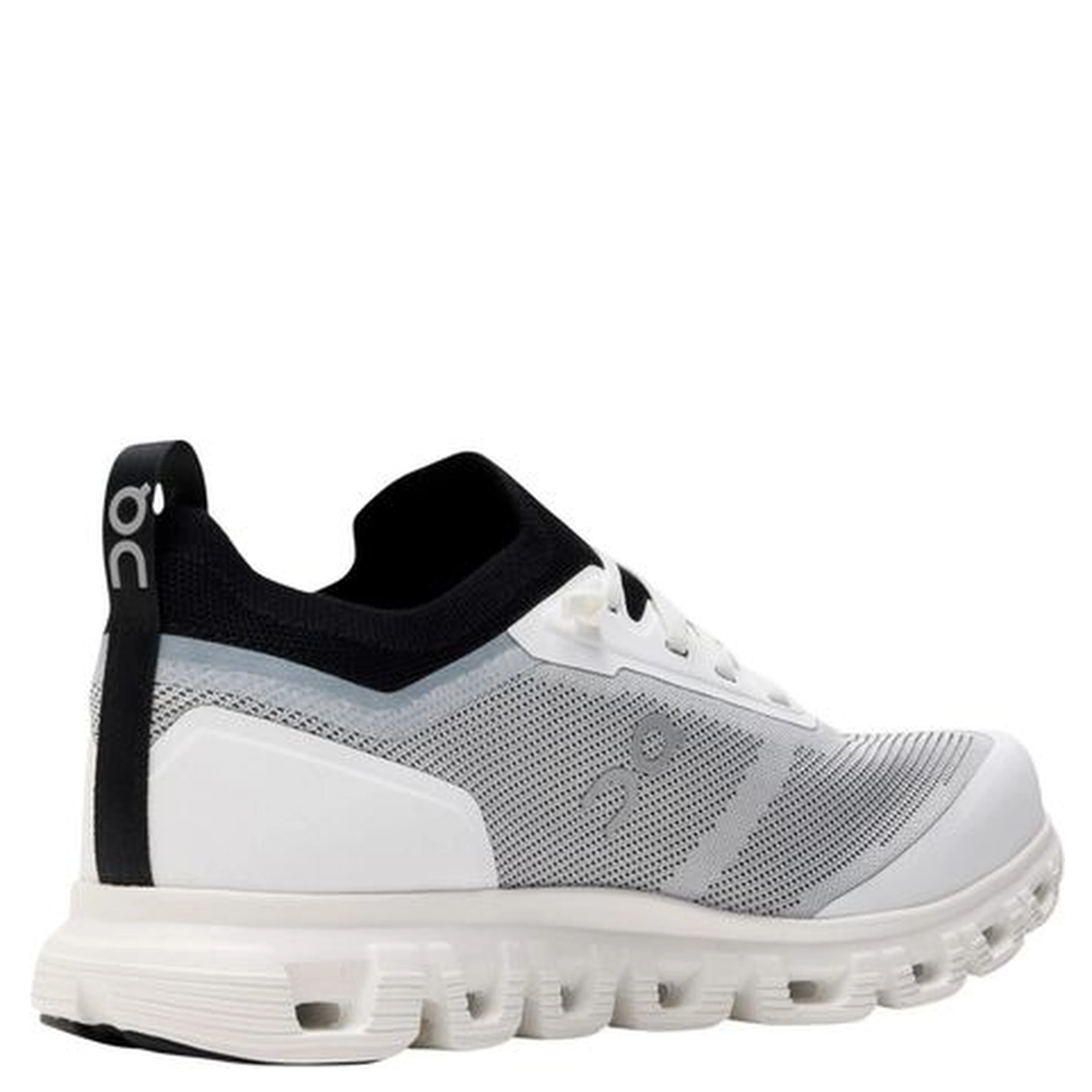 Black And White Synthetic Athletic Sneakers