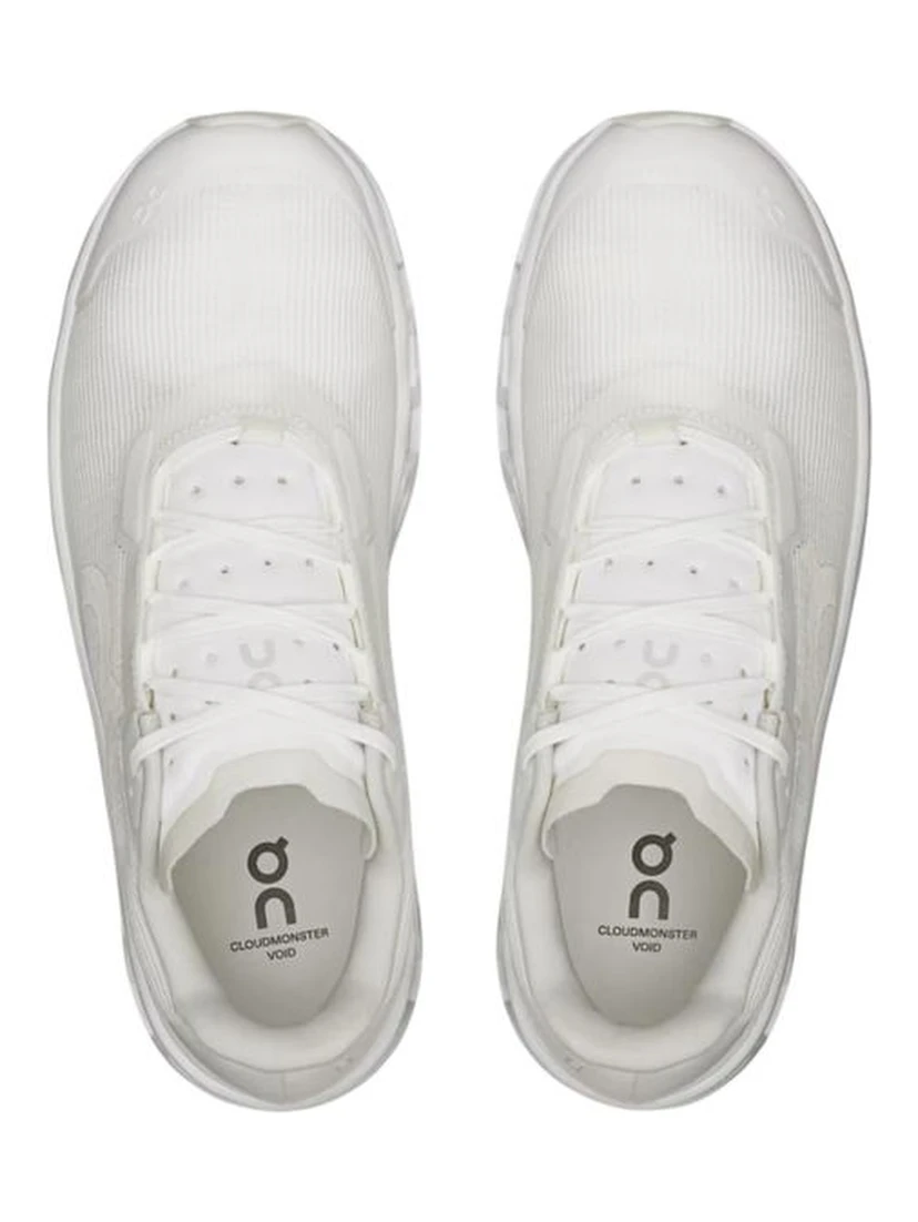 White Synthetic Athletic Sneakers