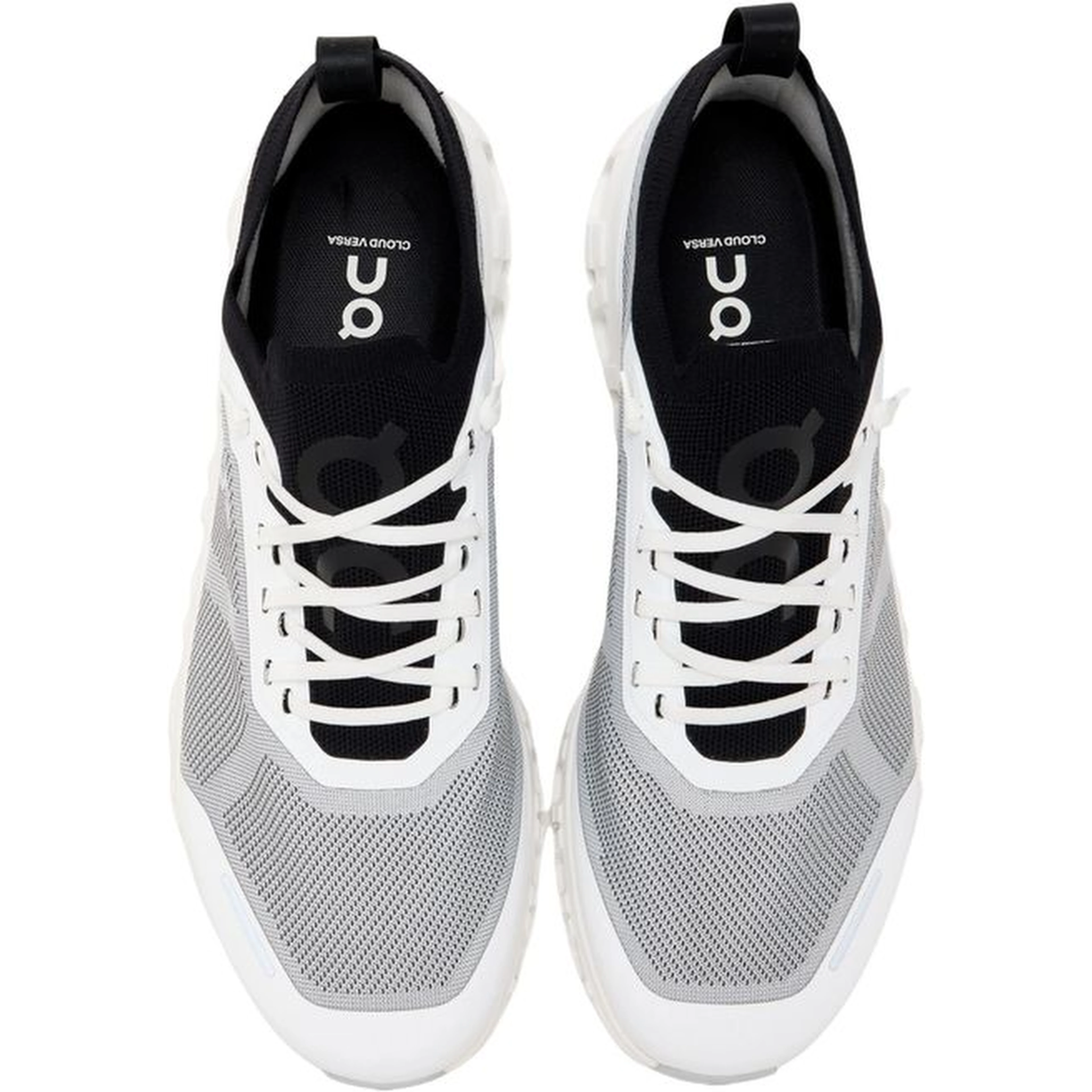 Black And White Synthetic Athletic Sneakers