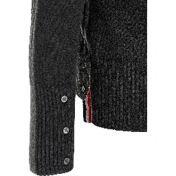 Gray Virgin Wool Polo Shirt