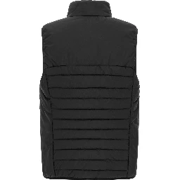Black Polyester Sleeveless Jacket