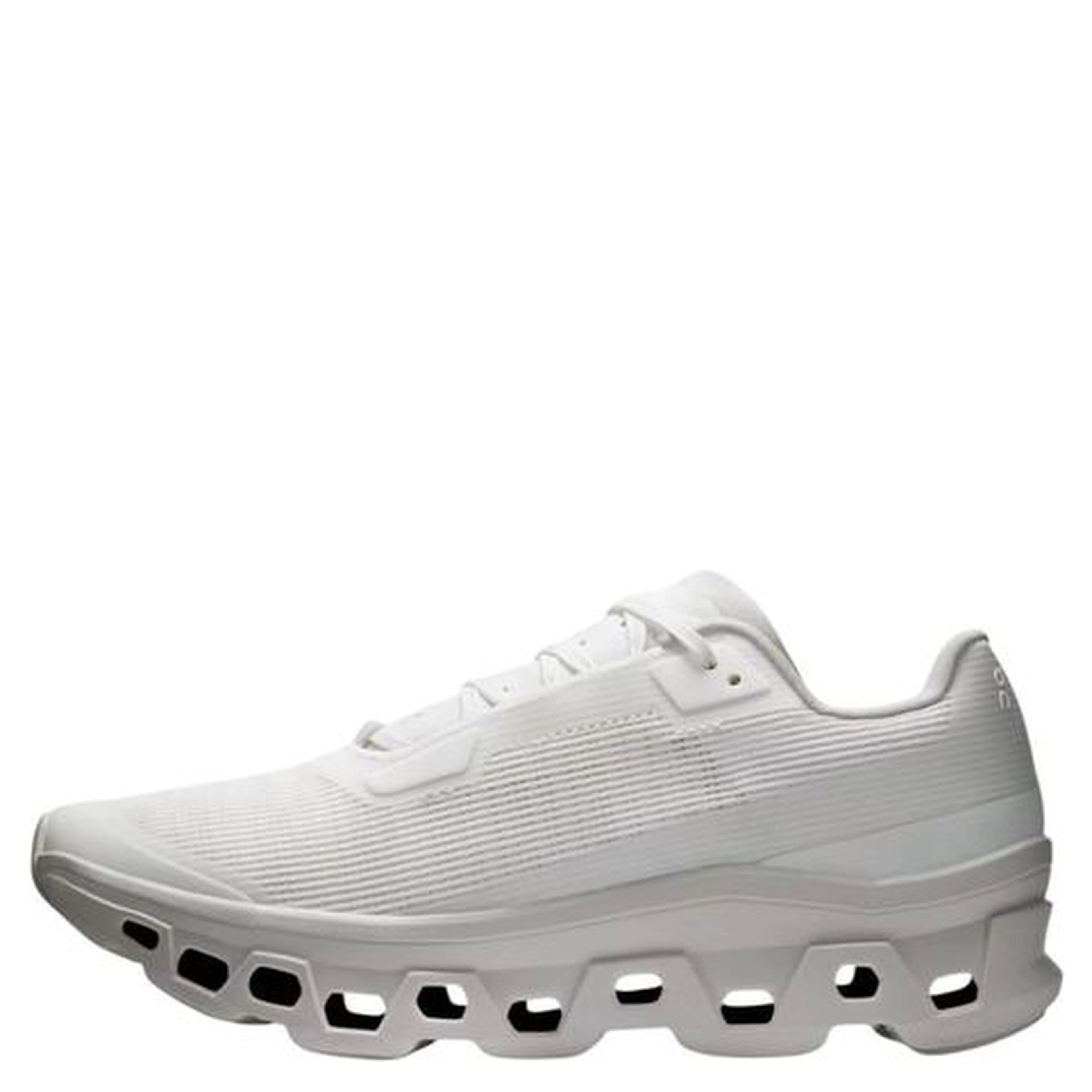 White Synthetic Athletic Sneakers