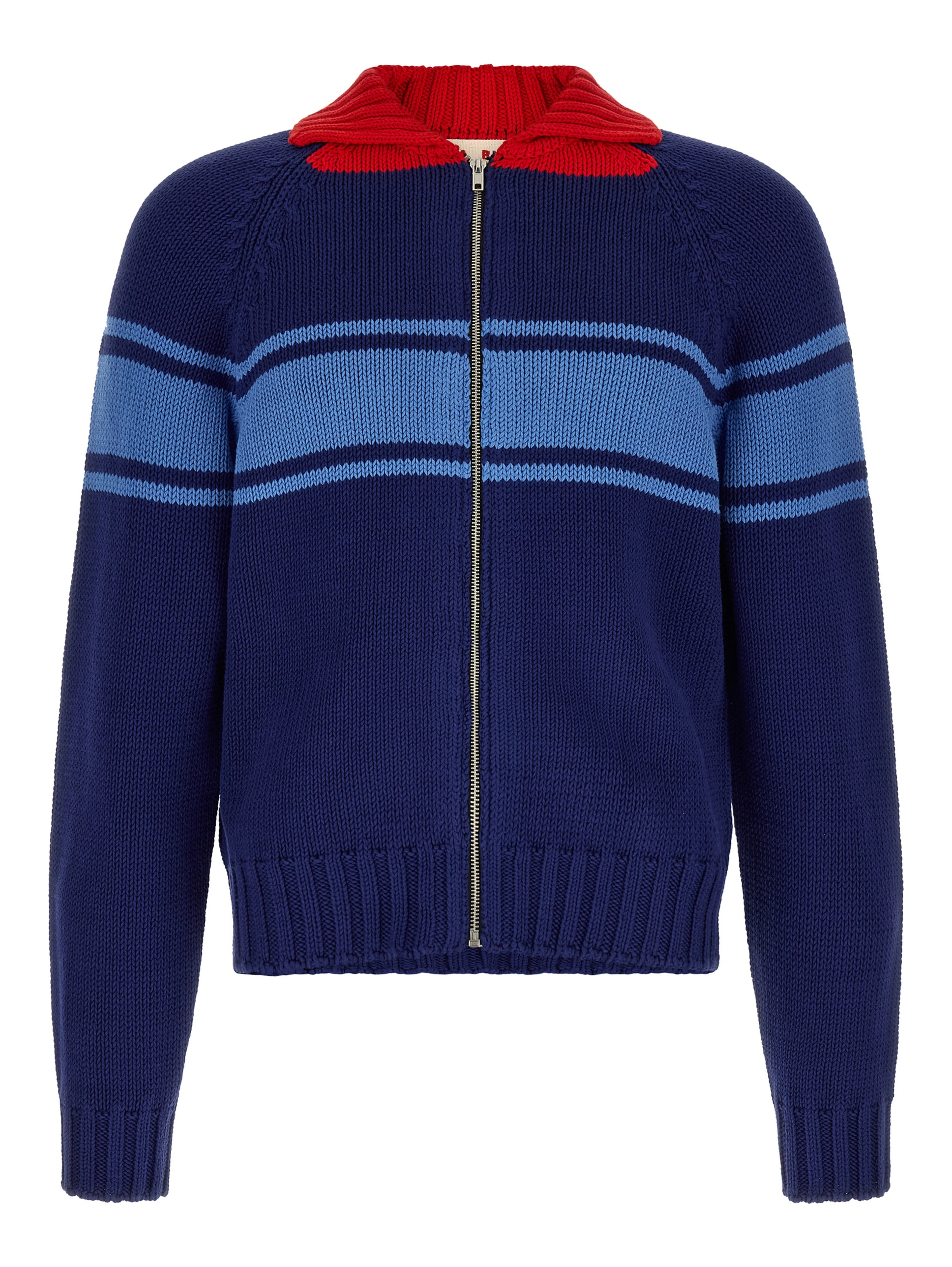 Blue Cotton Cardigan