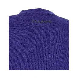 Blue Virgin Wool Cardigan