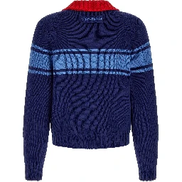 Blue Cotton Cardigan