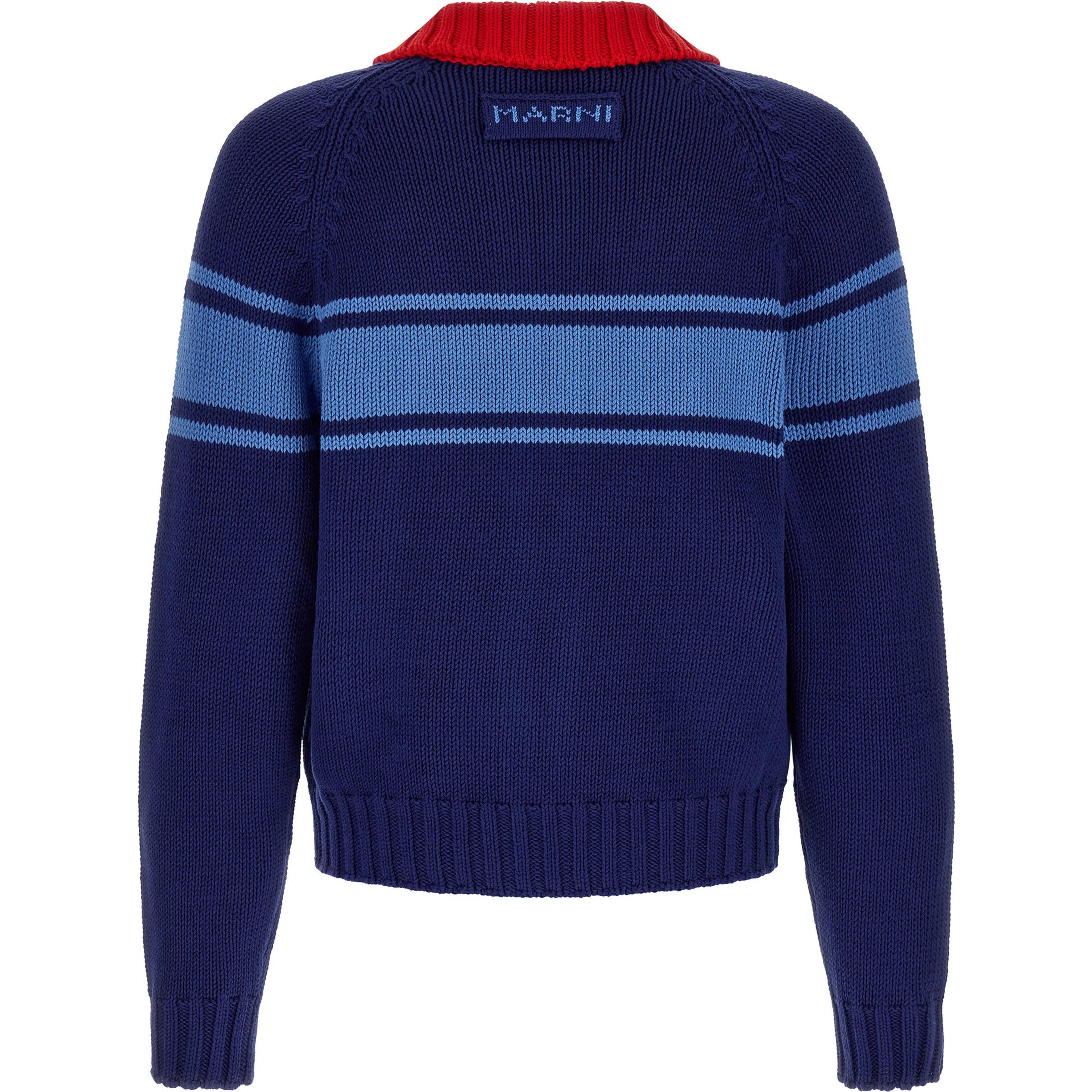 Blue Cotton Cardigan