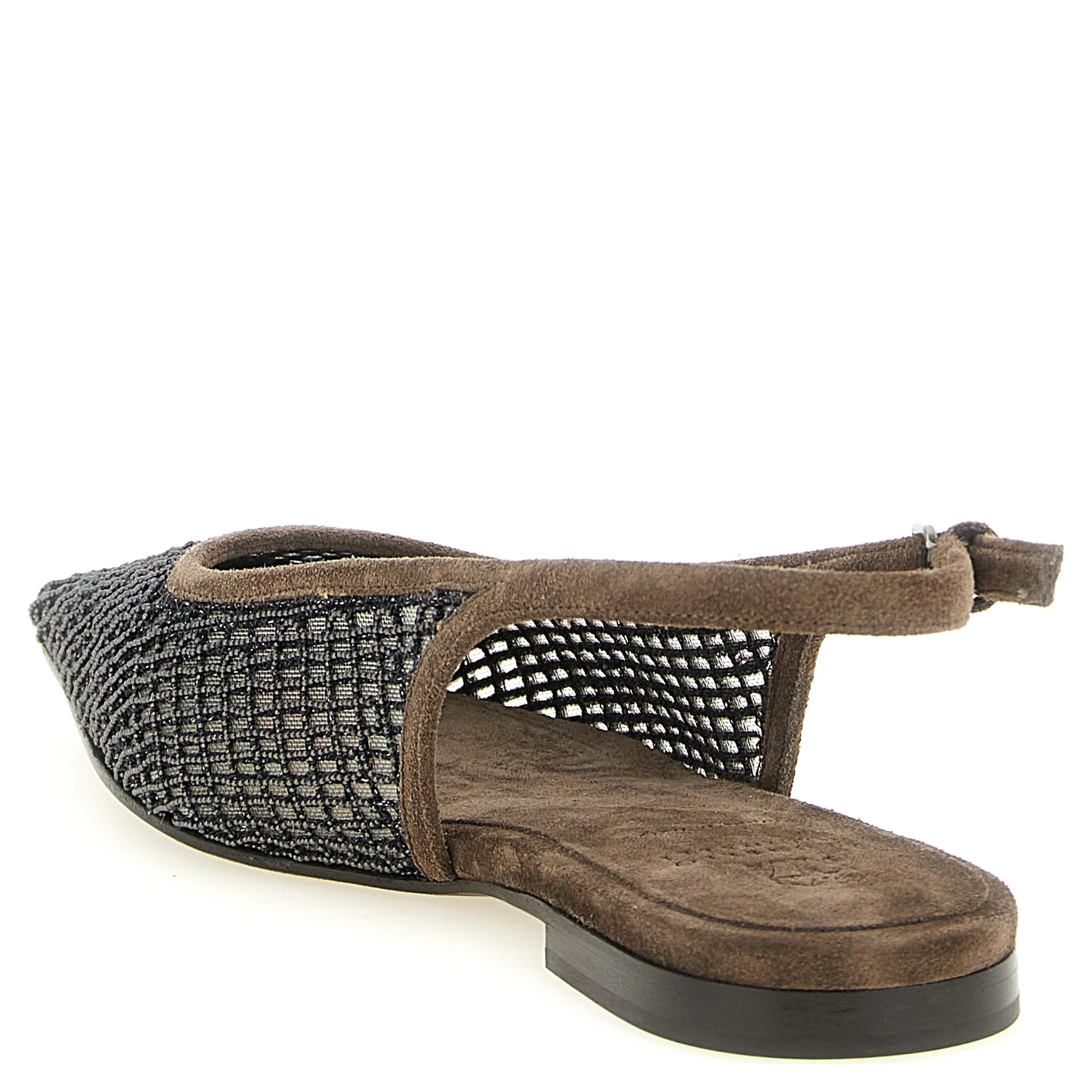 Brown Calfskin Ballet Flats