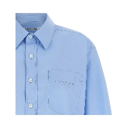 Blue Cotton Blouse