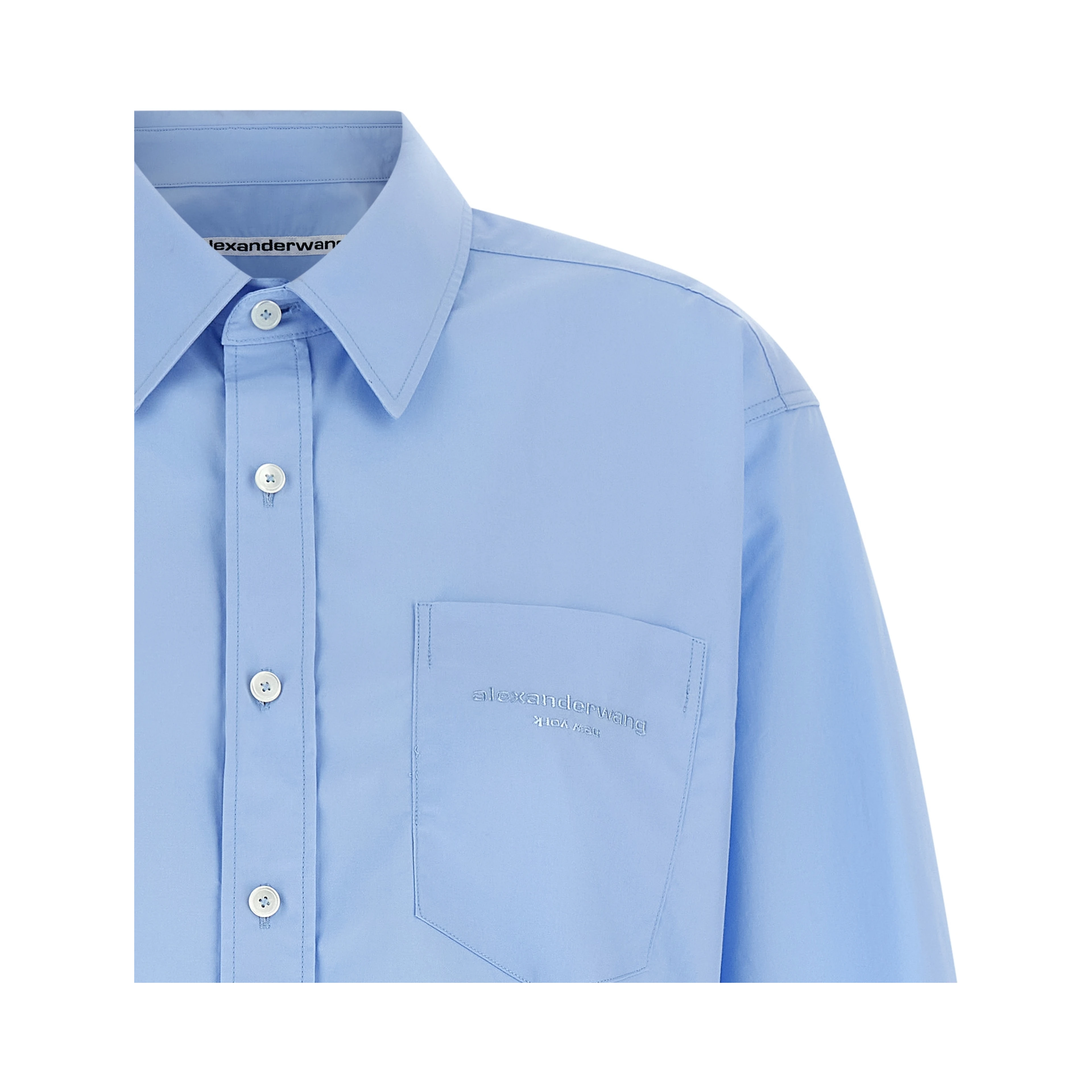 Blue Cotton Blouse