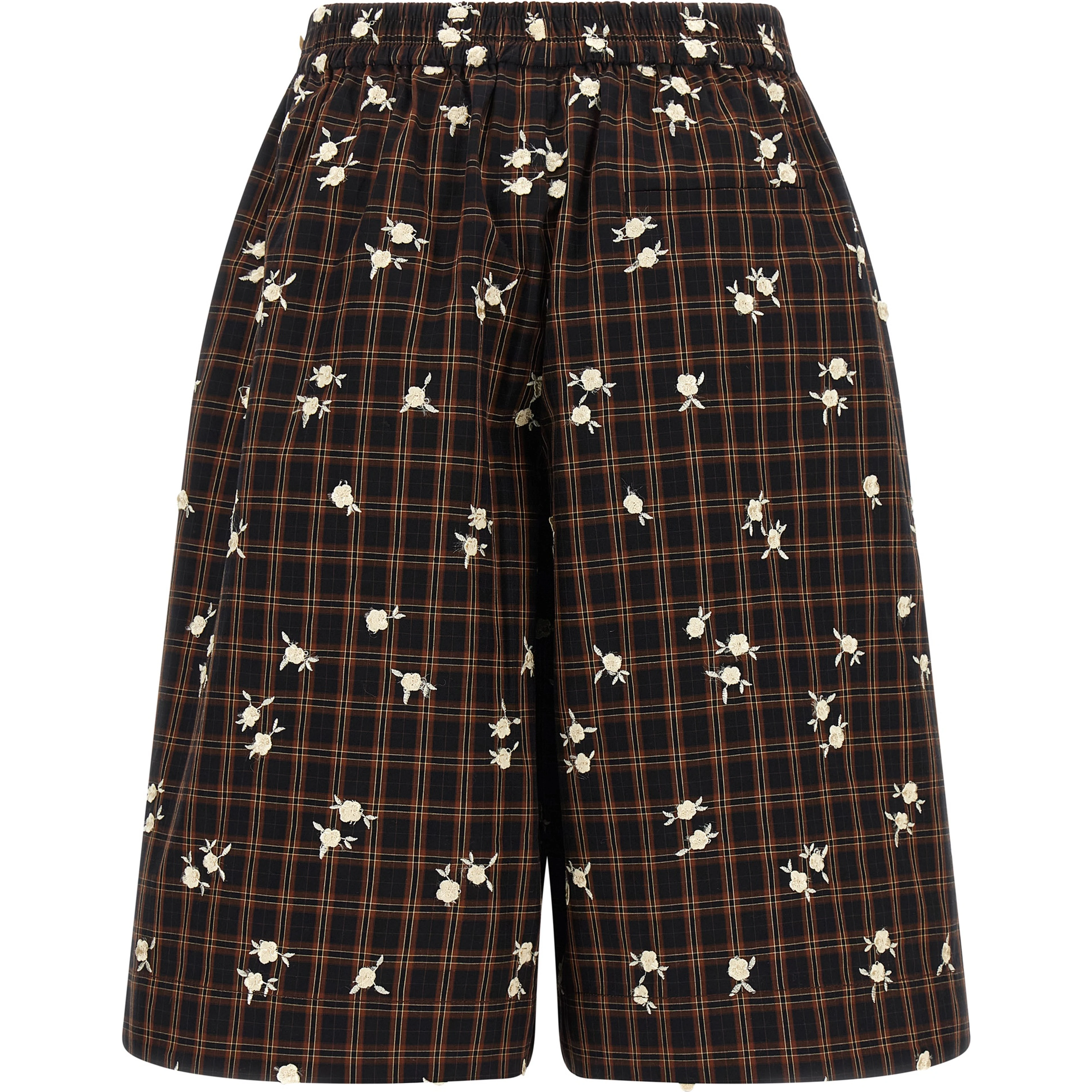 Brown Organic Cotton Bermuda Shorts