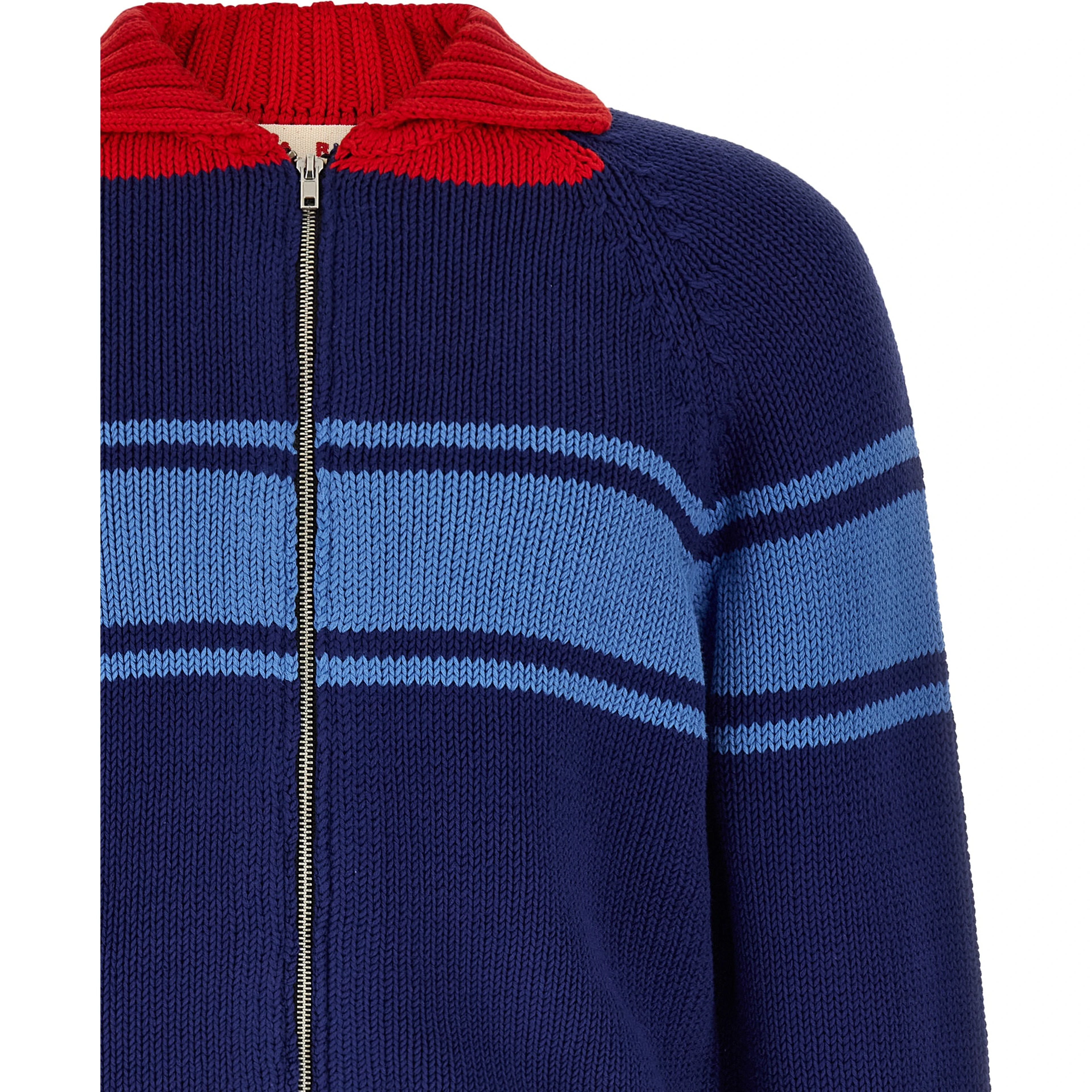 Blue Cotton Cardigan
