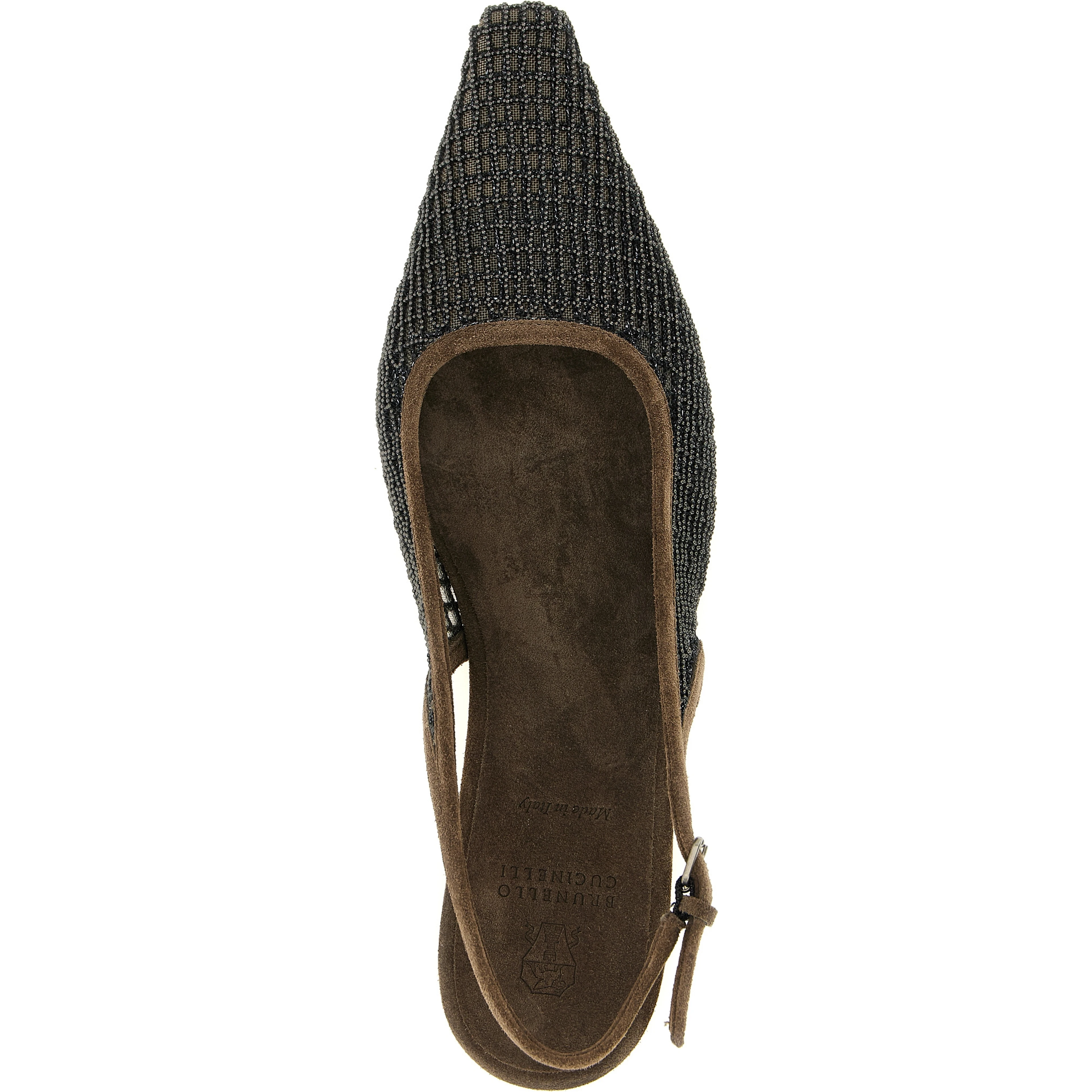 Brown Calfskin Ballet Flats