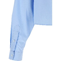 Blue Cotton Blouse