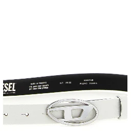 White Leather Regular Belt