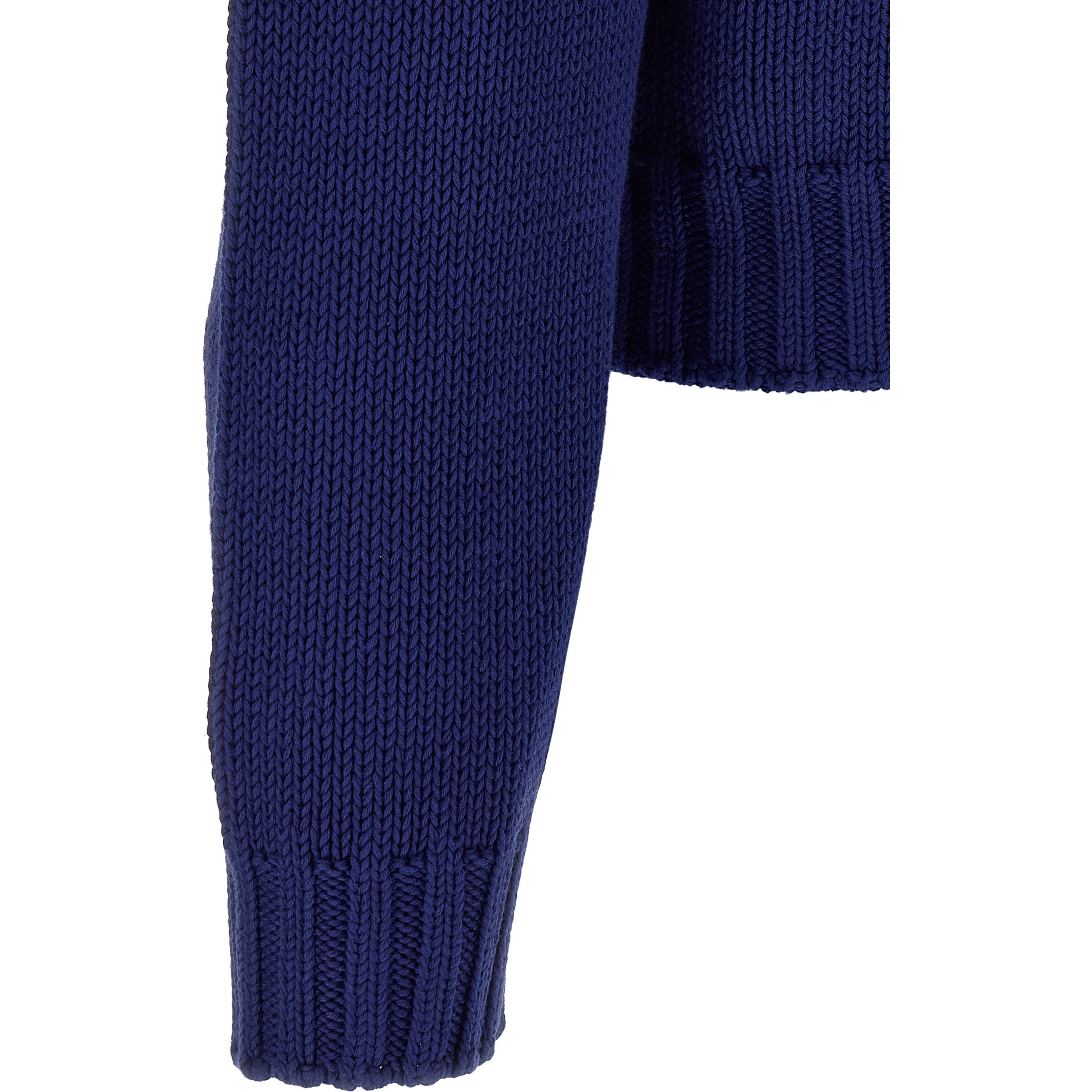 Blue Cotton Cardigan