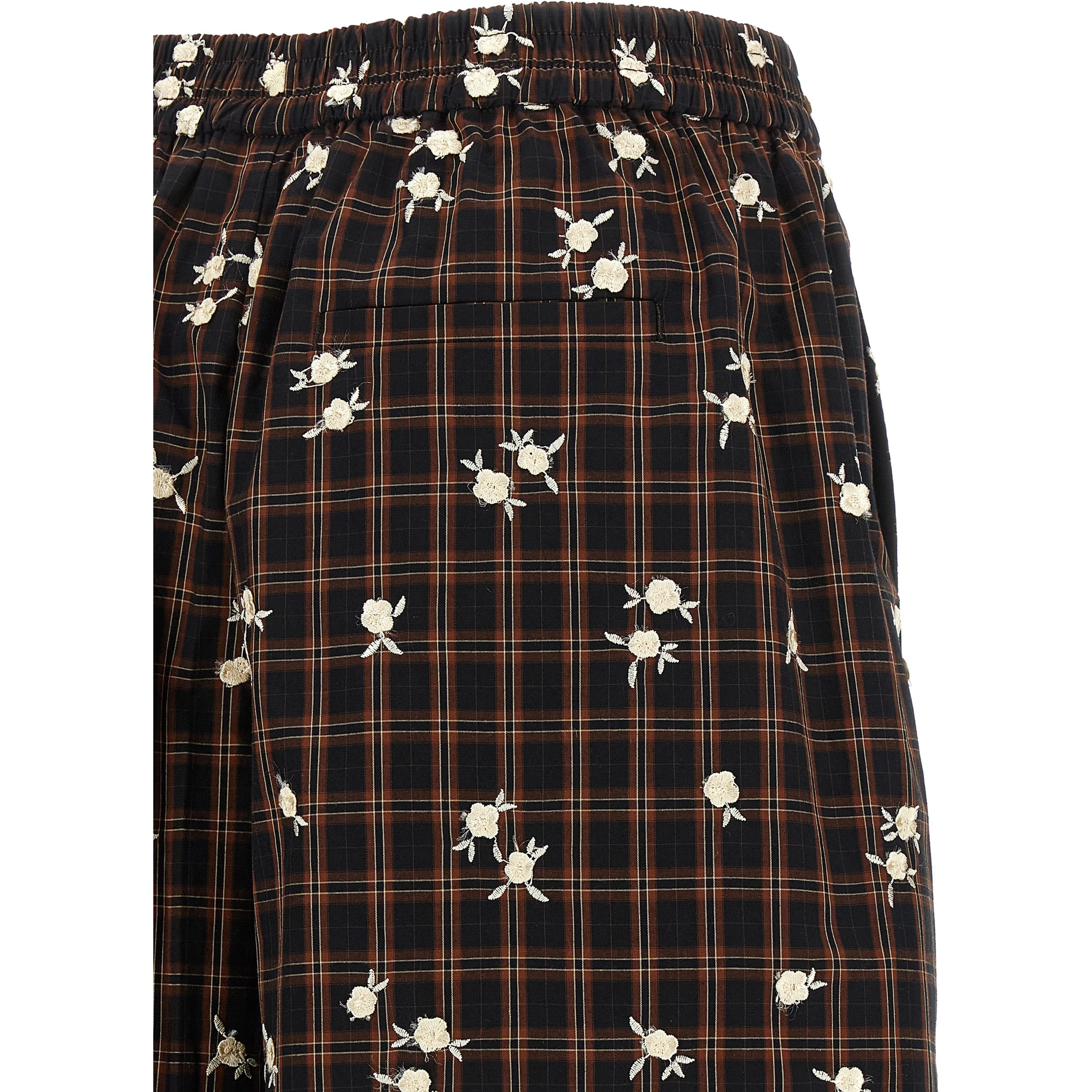 Brown Organic Cotton Bermuda Shorts