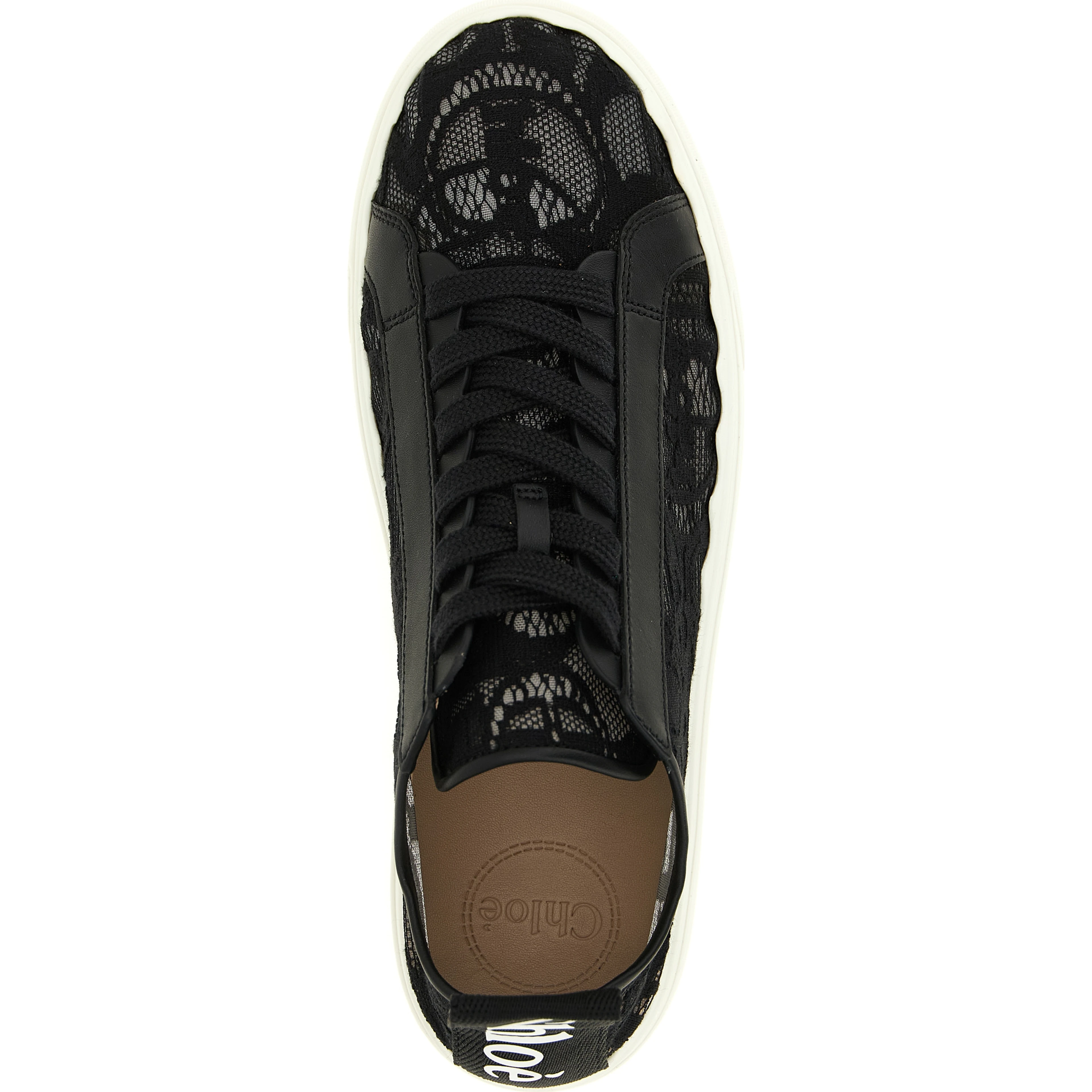 Black Polyamide Low Top Sneakers