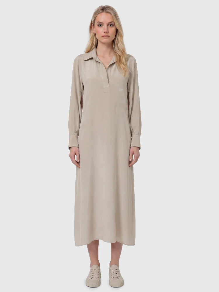 Gambero silk polo dress