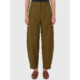 Adorni stretch cotton canvas trousers
