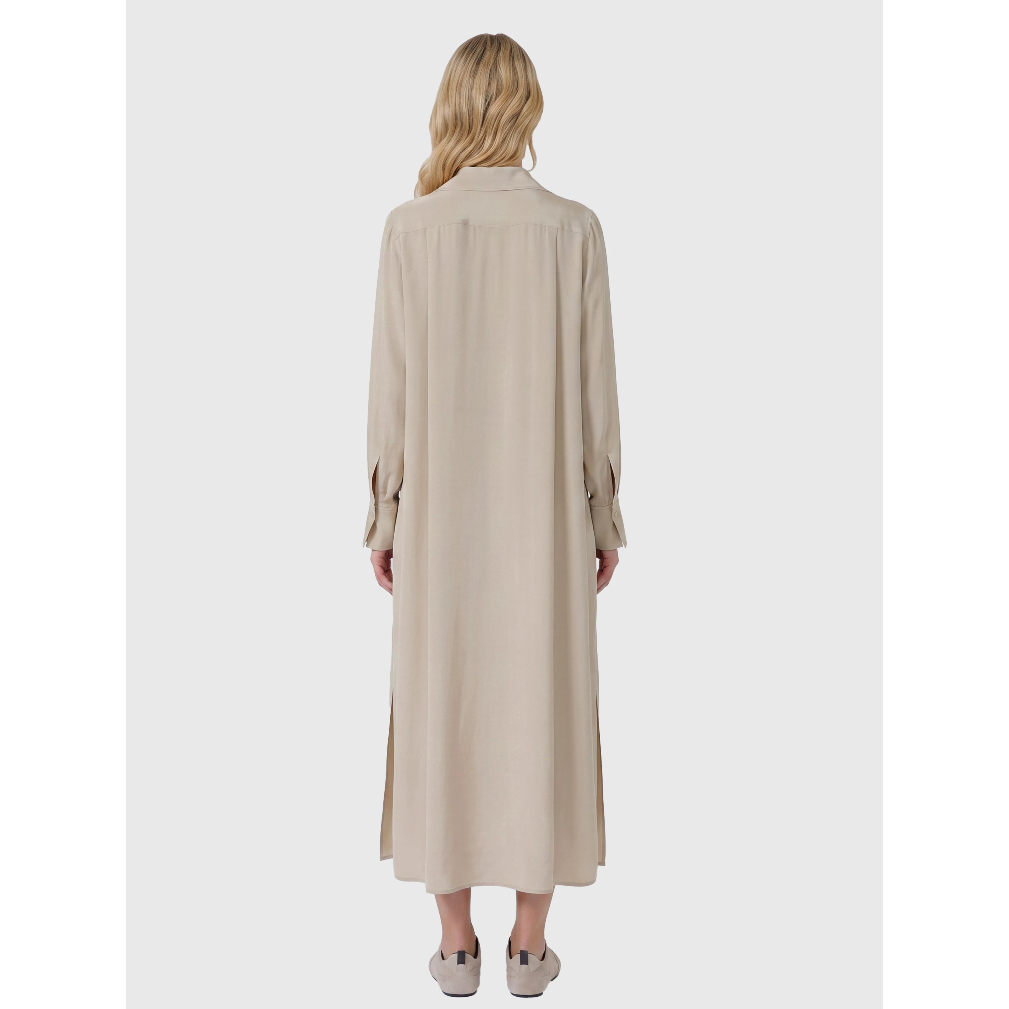 Gambero silk polo dress