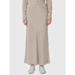 Long Sospiro silk skirt