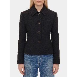 Fitted tailored jacket