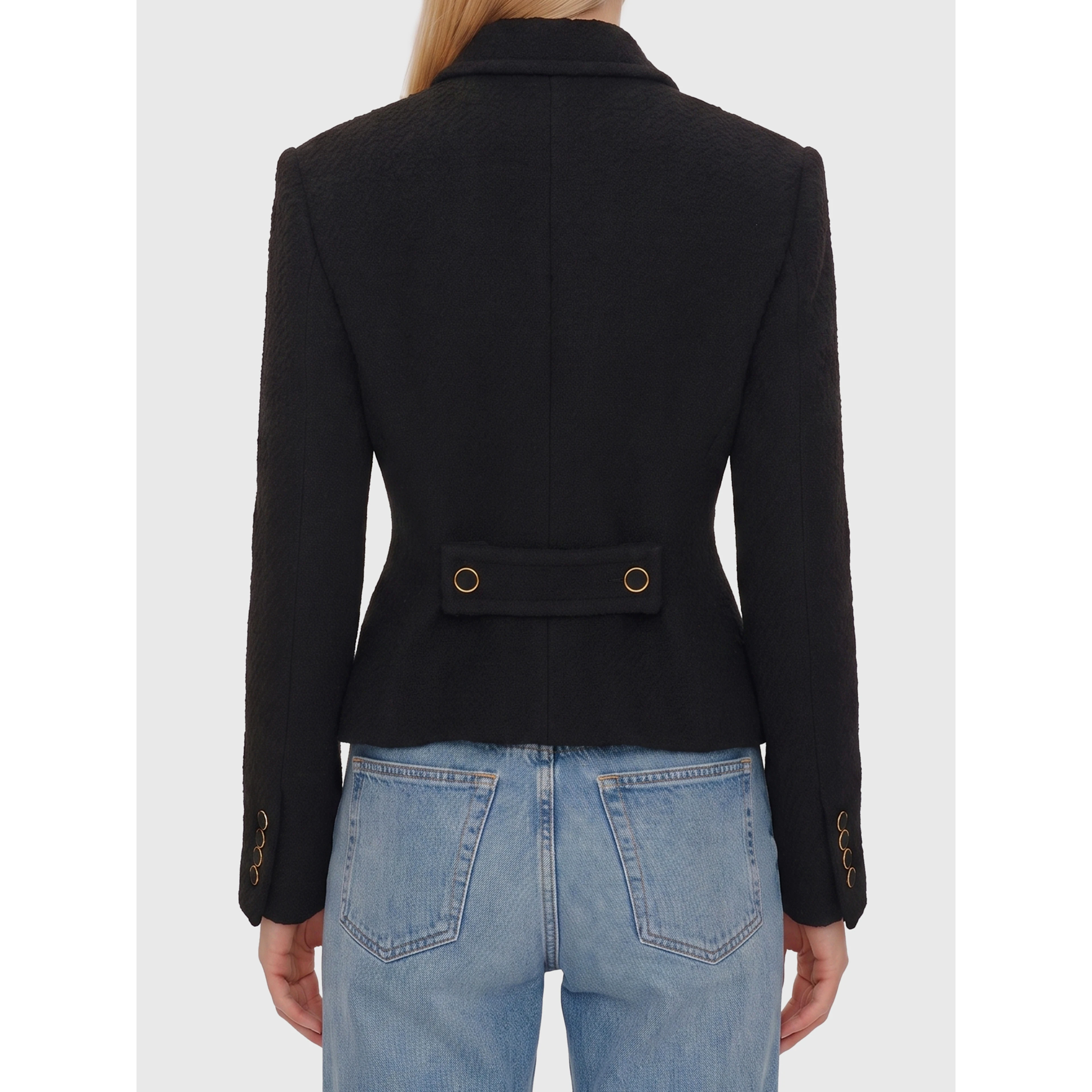 Fitted tailored jacket