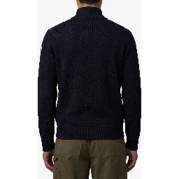 Padded zip cardigan