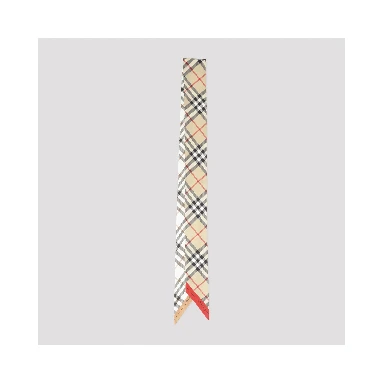 Burberry Check Silk Skinny Foulard