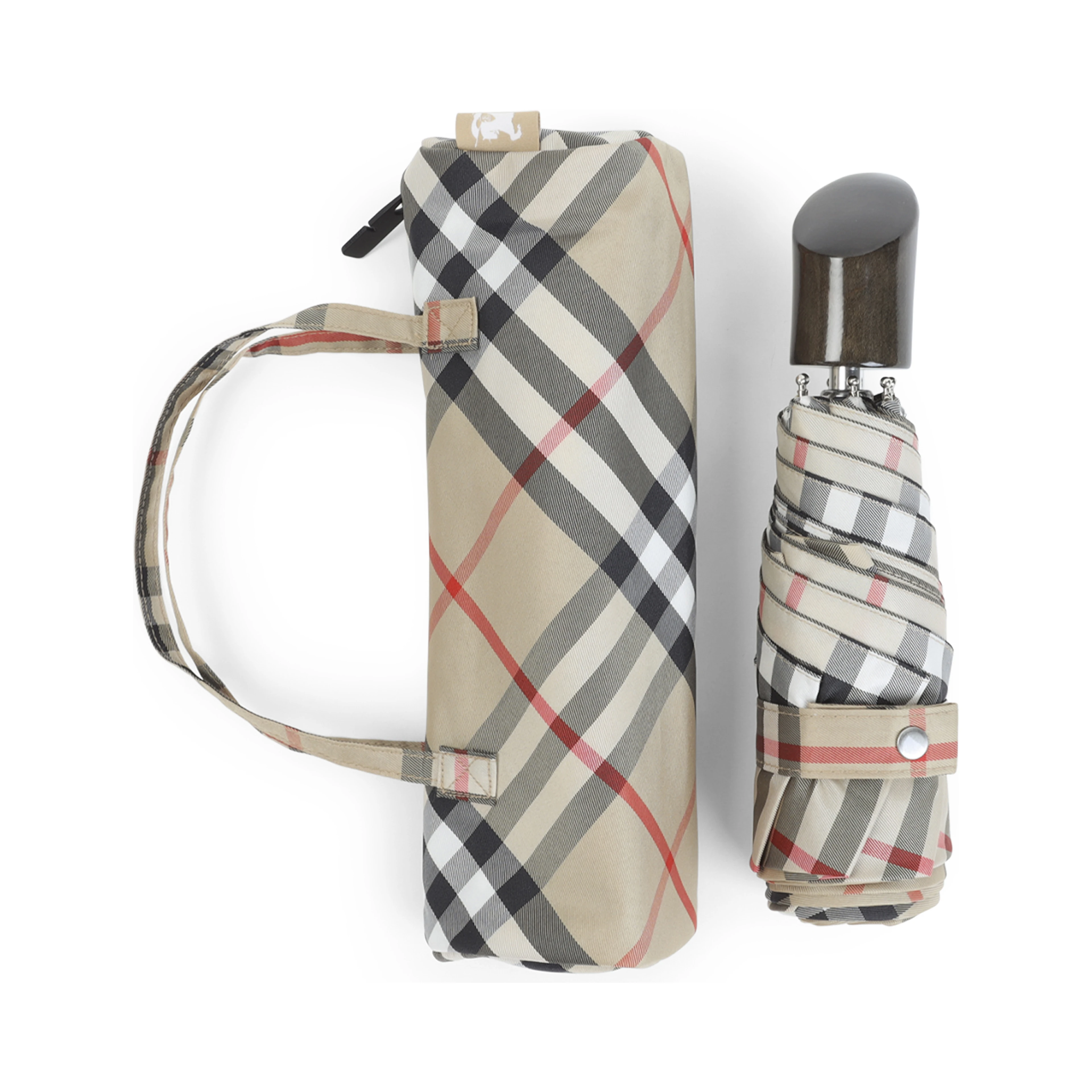 Burberry Check Compact Umbrella