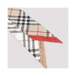 Burberry Check Silk Skinny Foulard
