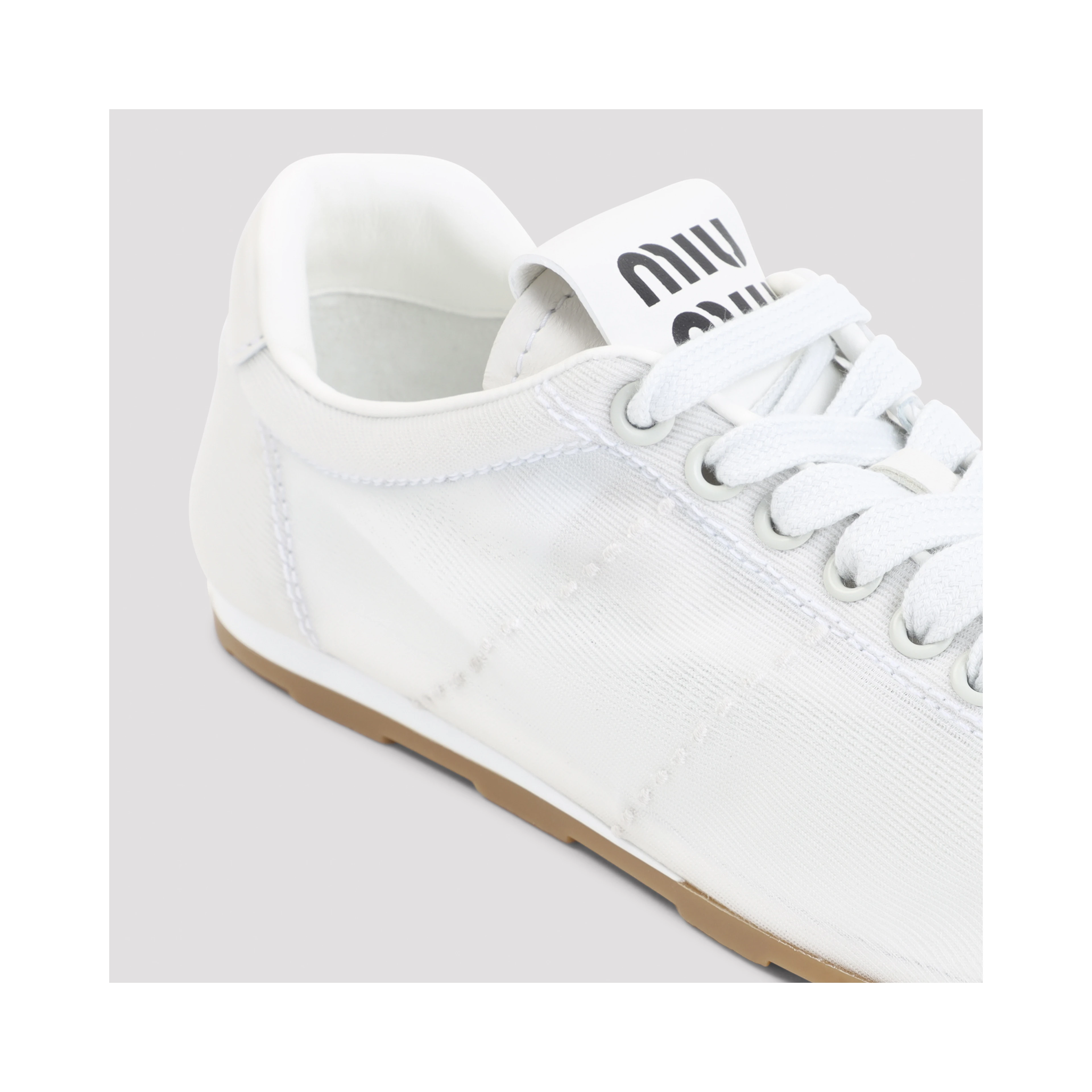 Miu Miu Lace Up Sneakers