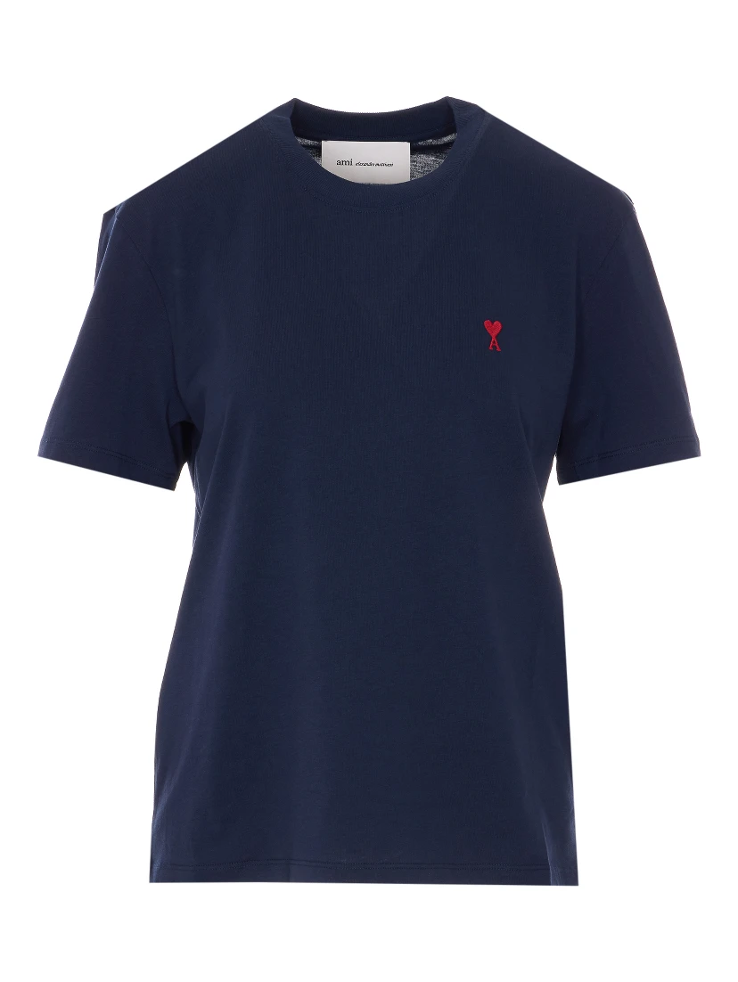 Ami Alexandre Matiussi T-shirts and Polos Blue