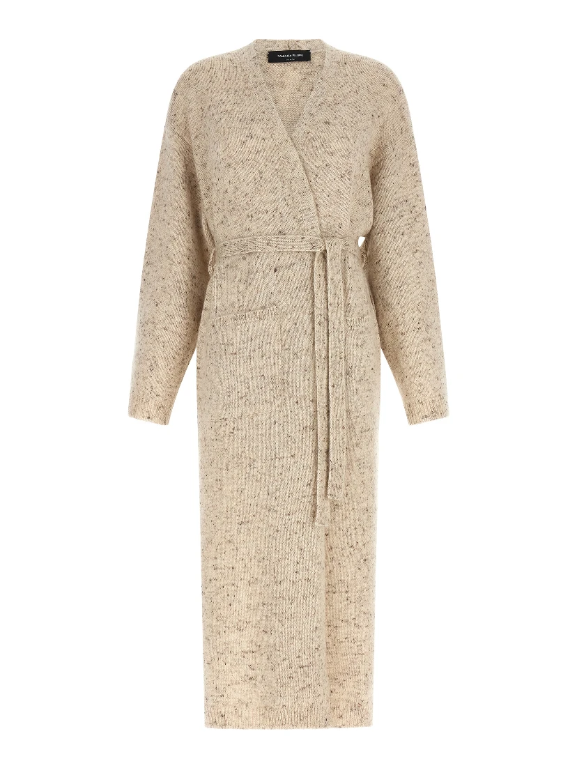 Beige Wool Cardigan