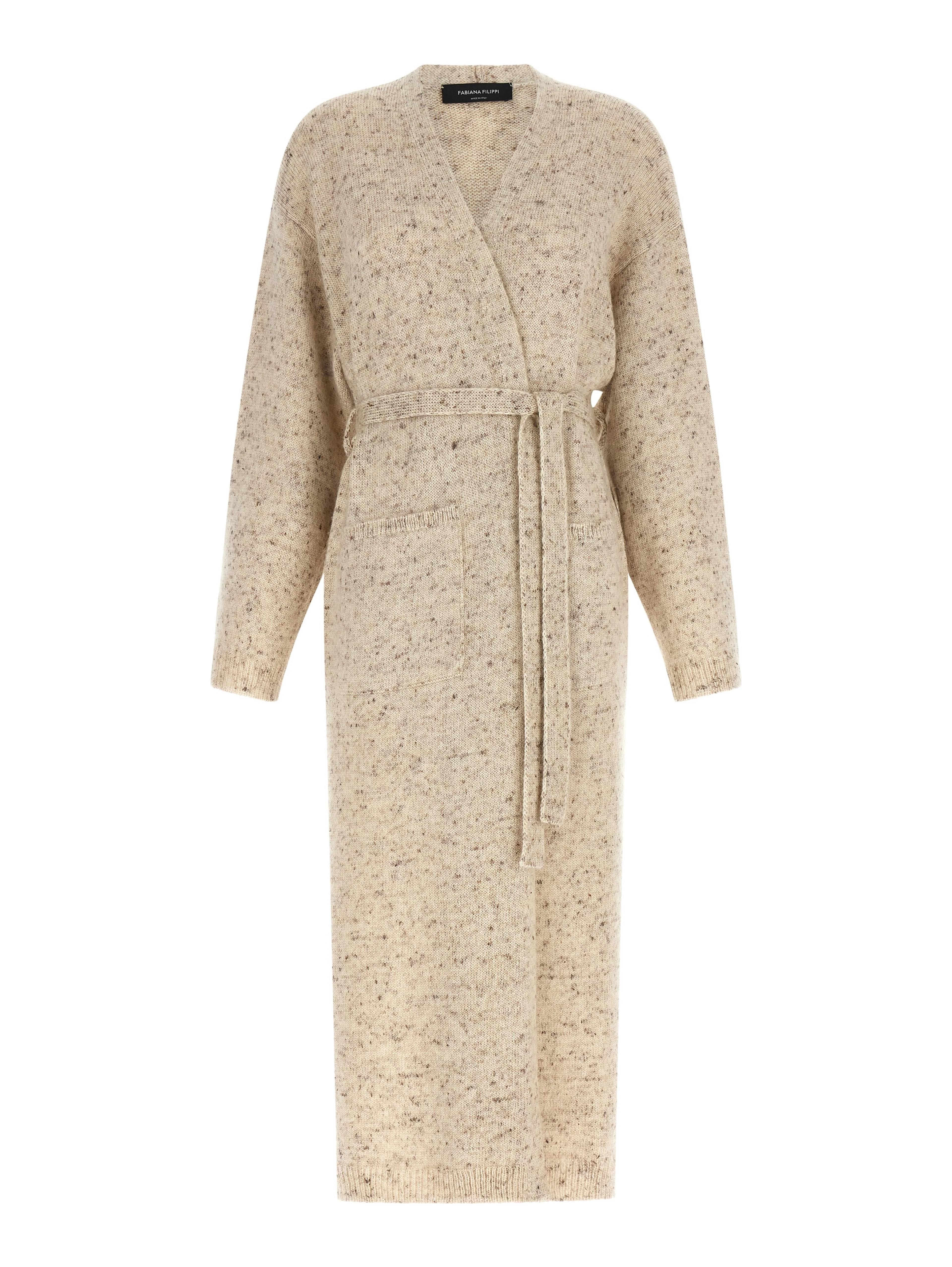 Beige Wool Cardigan