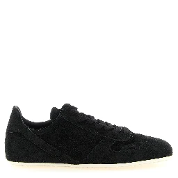 Bicolor Calfskin Low Top Sneakers