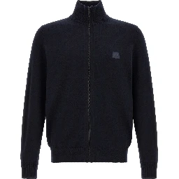 Blue Cotton Cardigan