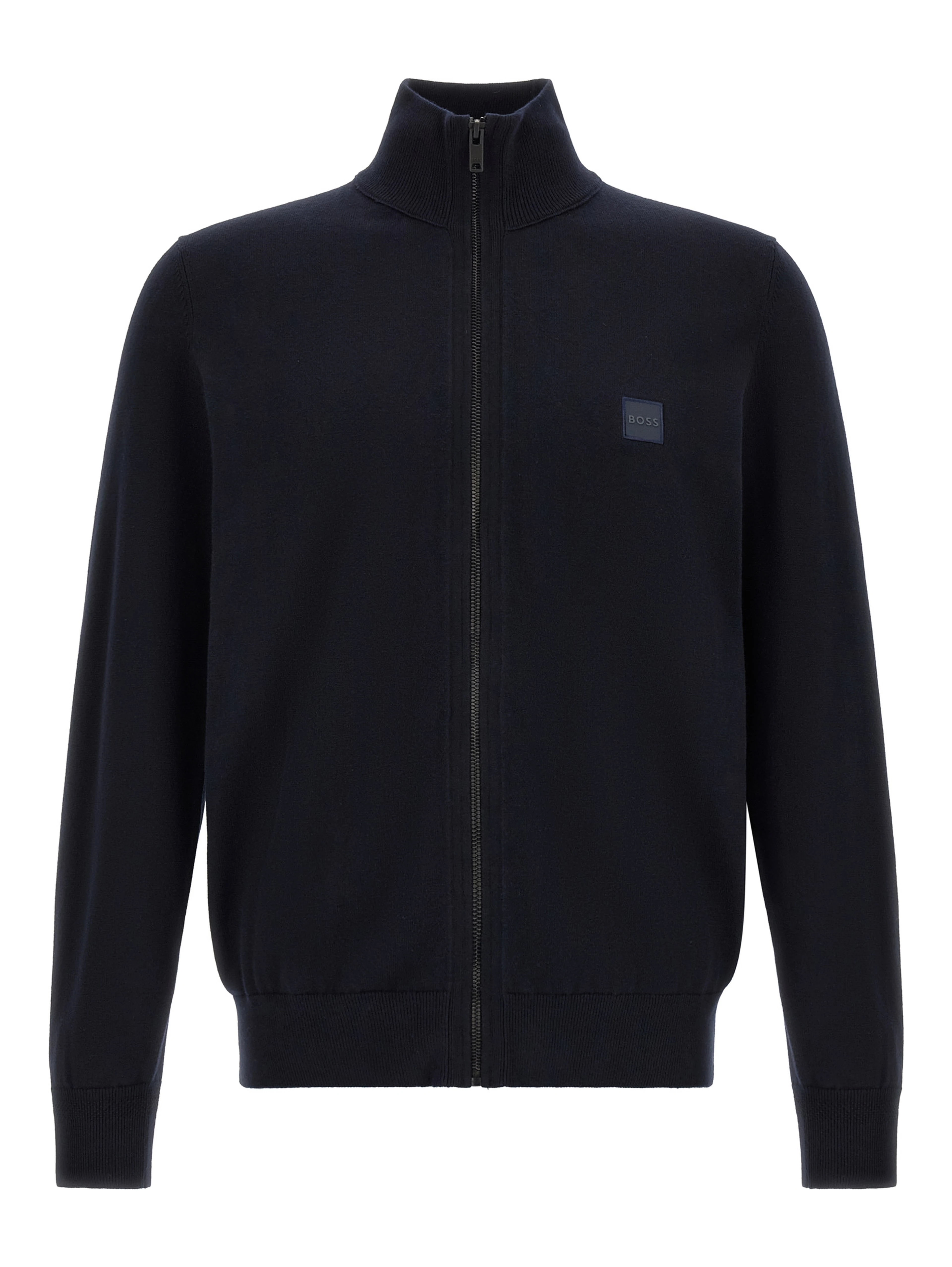 Blue Cotton Cardigan