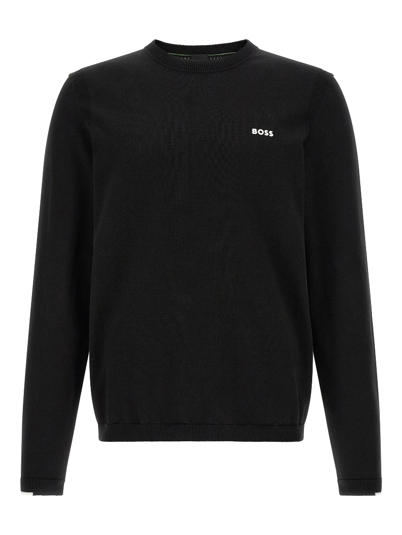 Black Cotton Cardigan