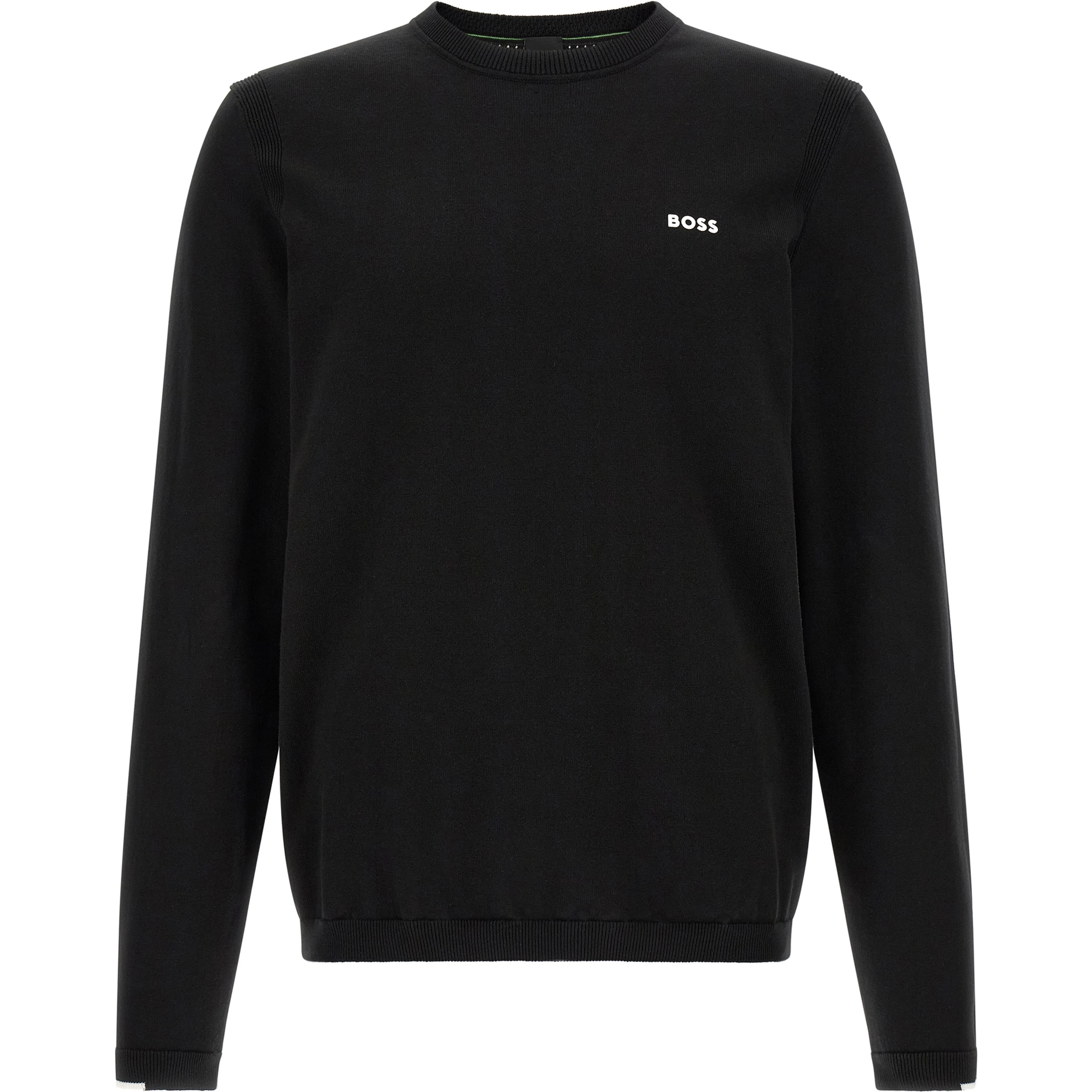 Black Cotton Cardigan