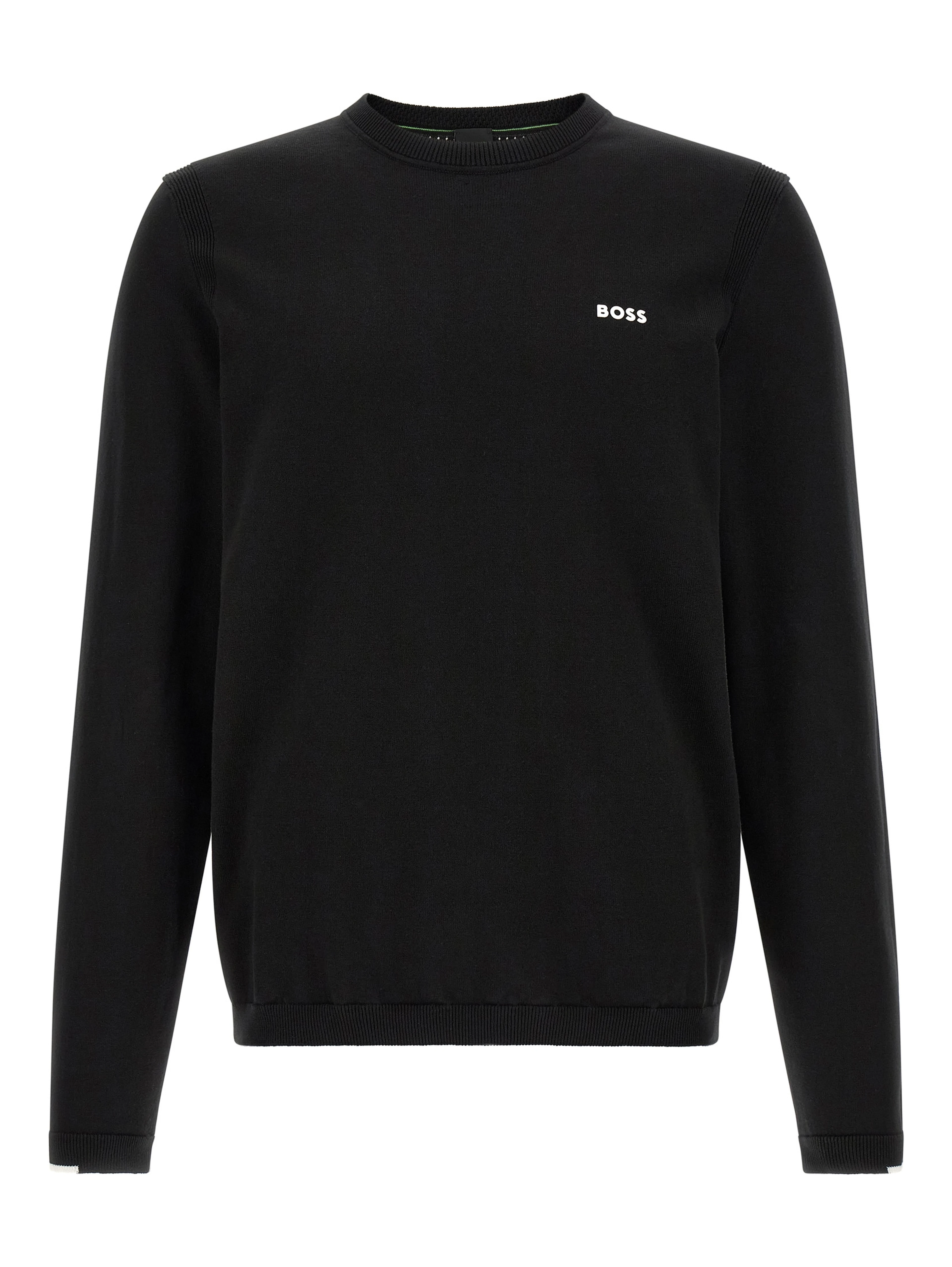 Black Cotton Cardigan