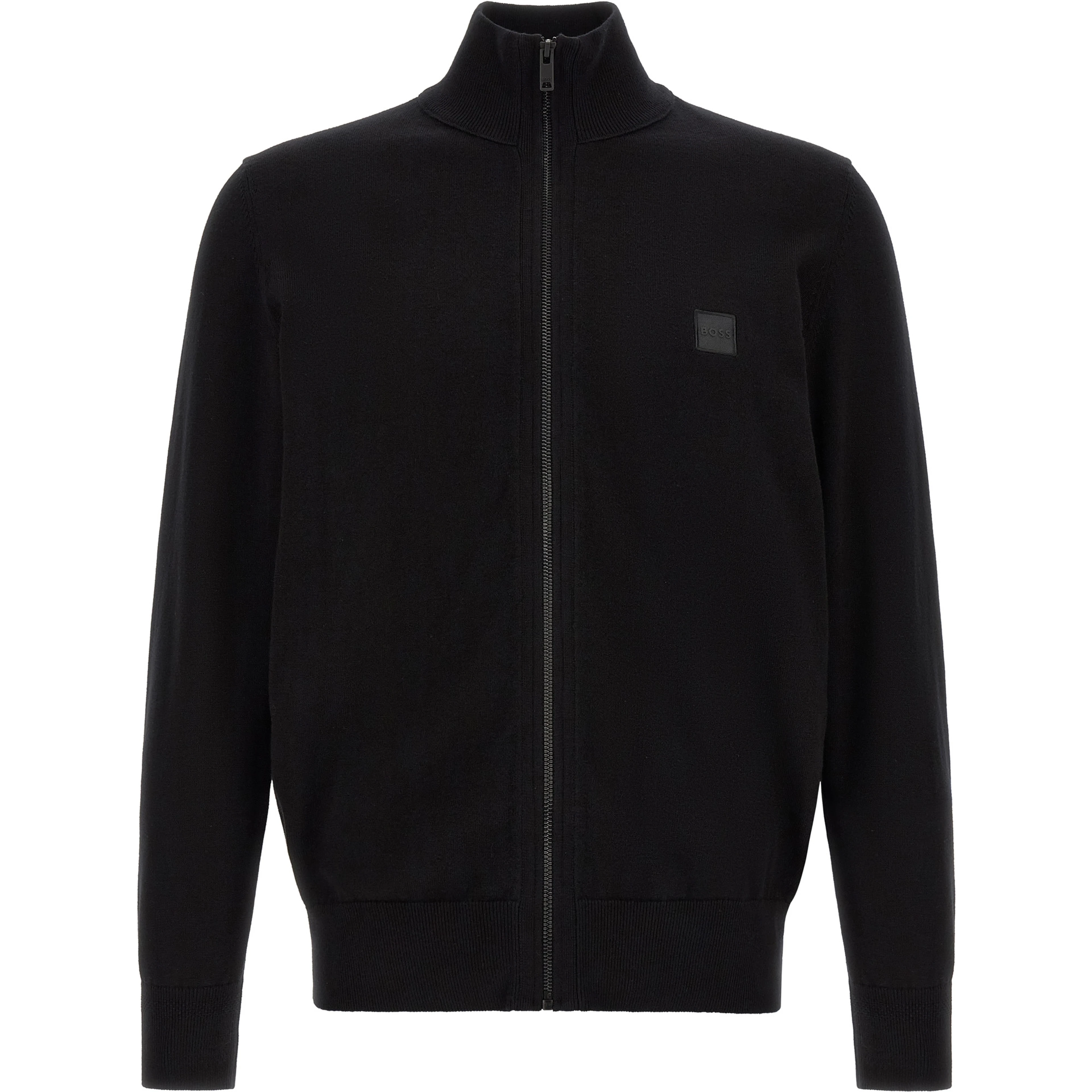 Black Cotton Cardigan