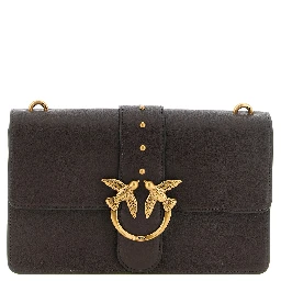 Brown Calfskin Crossbody Bag