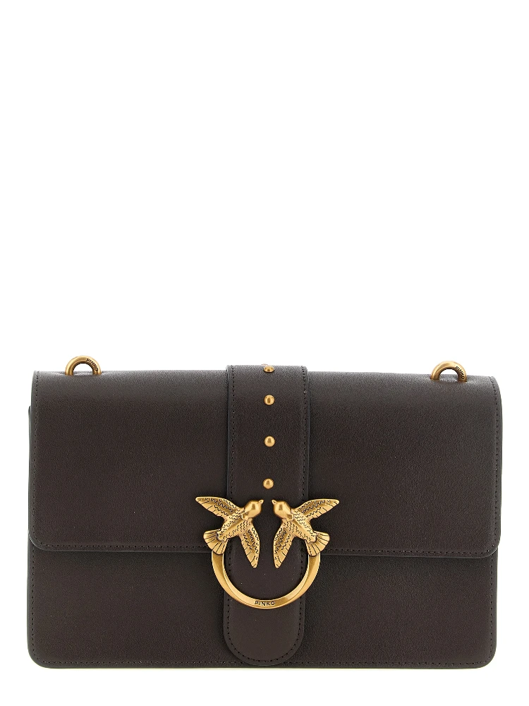 Brown Calfskin Crossbody Bag